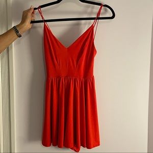 Silence and noise urban outfitters red romper
